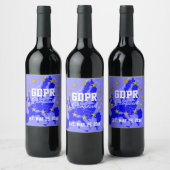Étiquette Pour Bouteilles De Vin Règlement général sur la protection des données co (Bouteilles)