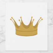 Étiquette Pour Bouteilles De Vin Reine (Étiquettes simples)