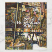 Étiquette Pour Bouteilles De Vin Rend la créativité plus éclatante (Étiquettes simples)