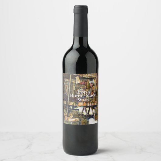 Étiquette Pour Bouteilles De Vin Rend la créativité plus éclatante (Devant)