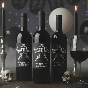 Étiquette Pour Bouteilles De Vin Repose branchée sur My Twenties 30th Birthday Part