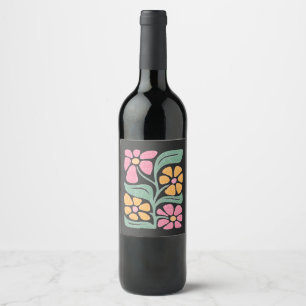 Étiquette Pour Bouteilles De Vin RÉSISTER À La Manifestation politique anti-Trump