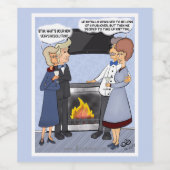 Étiquette Pour Bouteilles De Vin Résolution du Nouvel An drôle (Étiquettes simples)