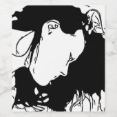 Étiquette Pour Bouteilles De Vin Retenez Les Cheveux (Étiquettes simples)