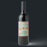 Étiquette Pour Bouteilles De Vin Retro Christmas Cheer ! Fêtes<br><div class="desc">Retro Christmas Cheer ! Étiquettes de vin de vacances. Retro Christmas Cheer est joyeux et vous rapportera joyeusement dans les années 60 pendant votre période de vacances. Customisez vos cadeaux de vin avec ce étiquette de vacances moderne. Ce design s'harmonise avec notre Retro Christmas Cheer Collection à MetroEvents sur Zazzle....</div>