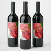 Étiquette Pour Bouteilles De Vin Rhode Island Red Rooster (Bouteilles)