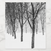 Étiquette Pour Bouteilles De Vin ris I side with trees (Étiquettes simples)