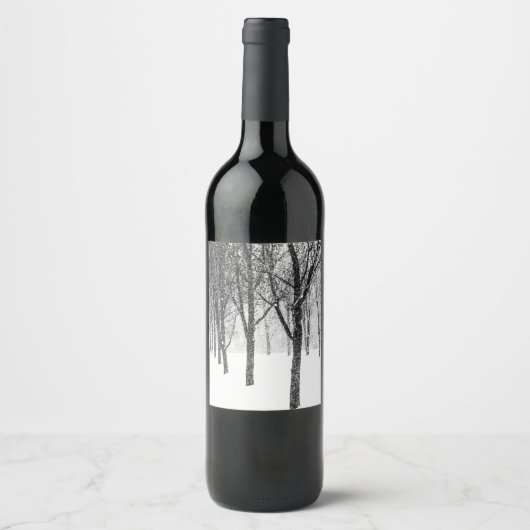 Étiquette Pour Bouteilles De Vin ris I side with trees (Devant)
