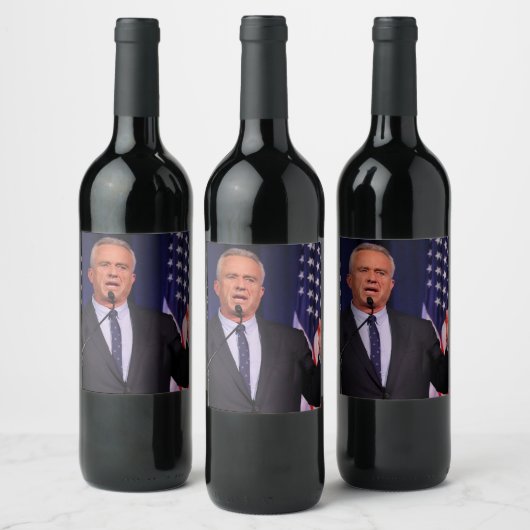 Étiquette Pour Bouteilles De Vin Robert F Kennedy Jr (Bouteilles)