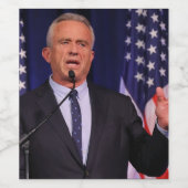 Étiquette Pour Bouteilles De Vin Robert F Kennedy Jr (Étiquettes simples)