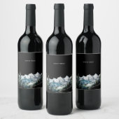 Étiquette Pour Bouteilles De Vin Roche rustique (Bouteilles)