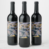 Étiquette Pour Bouteilles De Vin Roches colorées    (Bouteilles)