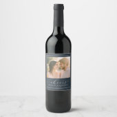 Étiquette Pour Bouteilles De Vin Romantic Photo (Devant)