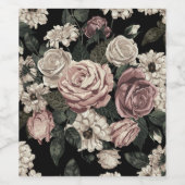 Étiquette Pour Bouteilles De Vin rose (Étiquettes simples)