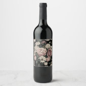 Étiquette Pour Bouteilles De Vin rose (Devant)