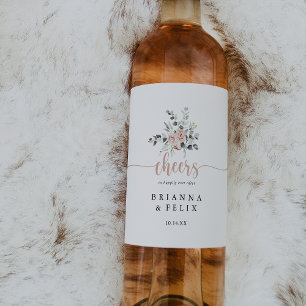 Étiquette Pour Bouteilles De Vin Roses Roses Roses Roses Douces Classiques Étiquett