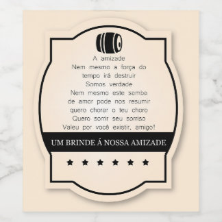 Étiquette Pour Bouteilles De Vin Rótulo de Vinho Personalizado