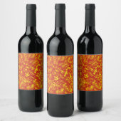 Étiquette Pour Bouteilles De Vin Rubans de feu (Bouteilles)