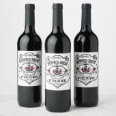 Étiquette Pour Bouteilles De Vin Rum épicé Pirate Boisson Thunder_Cove (Bouteilles)
