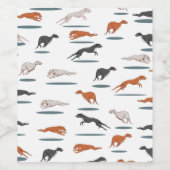 ÉTIQUETTE POUR BOUTEILLES DE VIN RUNNY GRAY HOUND 12000 TRANS (Étiquettes simples)