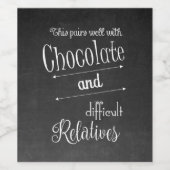 Étiquette Pour Bouteilles De Vin Rustic Bride Pays Dégustation Décontractée (Étiquettes simples)