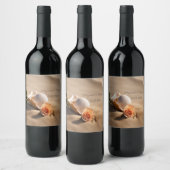 Étiquette Pour Bouteilles De Vin Sable Rose de coquillage (Bouteilles)