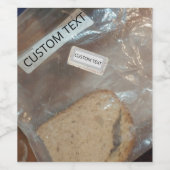 Étiquette Pour Bouteilles De Vin Sac avec tranche de pain (Étiquettes simples)