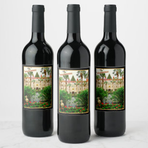 Étiquette Pour Bouteilles De Vin Saint Augustine Florida Lightner Museum & Gardens