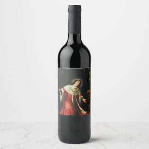 Étiquette Pour Bouteilles De Vin Saint Casimir Jagellon - Saint patron de la Pologn