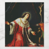 Étiquette Pour Bouteilles De Vin Saint Casimir Jagiellon (Étiquettes simples)