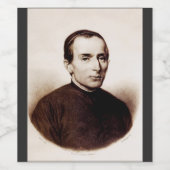Étiquette Pour Bouteilles De Vin Saint Giuseppe Cafasso Prêtre franciscain (Étiquettes simples)