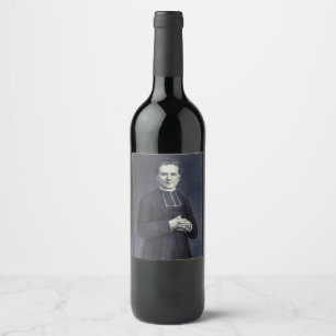 Étiquette Pour Bouteilles De Vin Saint Jean Bosco Père et Maître de la Jeunesse
