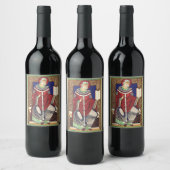 Étiquette Pour Bouteilles De Vin Saint Pape Grégoire le Grand (Bouteilles)