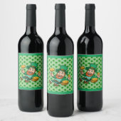 Étiquette Pour Bouteilles De Vin Saint Patrick (Bouteilles)