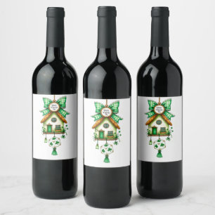 Étiquette Pour Bouteilles De Vin Saint Patrick's Day