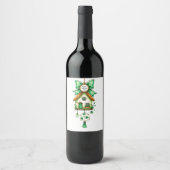 Étiquette Pour Bouteilles De Vin Saint Patrick's Day (Devant)