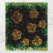 Étiquette Pour Bouteilles De Vin Saint Patty Art (Étiquettes simples)