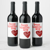 Étiquette Pour Bouteilles De Vin Saint Valentin Amour (Bouteilles)