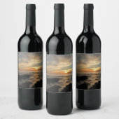 Étiquette Pour Bouteilles De Vin San Diego Sunset (Bouteilles)