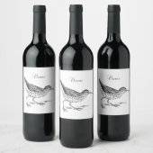 Étiquette Pour Bouteilles De Vin Sandpiper Shorer Thunder_Cove (Bouteilles)