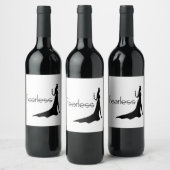 Étiquette Pour Bouteilles De Vin Sans peur (Bouteilles)