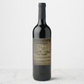 Étiquette Pour Bouteilles De Vin Save (Devant)