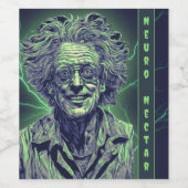 Étiquette Pour Bouteilles De Vin Scientifique Mad (Étiquettes simples)