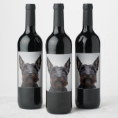 Étiquette Pour Bouteilles De Vin Scottish Terrier (Bouteilles)
