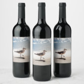 Étiquette Pour Bouteilles De Vin Seagull on Virginia Beach (Bouteilles)