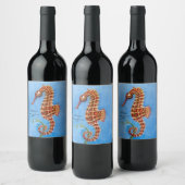 Étiquette Pour Bouteilles De Vin Seahorse (Bouteilles)