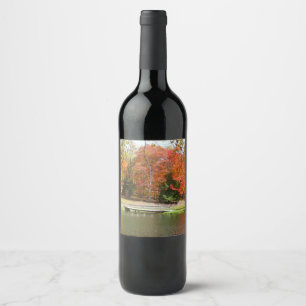 Étiquette Pour Bouteilles De Vin Sept Ponts de la Chute de Seven Springs III Paysag
