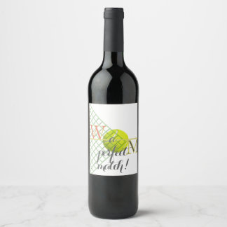 Étiquette Pour Bouteilles De Vin Serviette en papier A Perfect Match