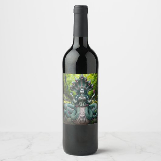 Étiquette Pour Bouteilles De Vin Shahmaran (Devant)