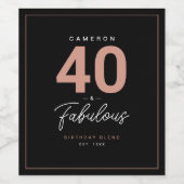 Étiquette Pour Bouteilles De Vin Simple moderne 40 & Fabuleux vinaigrette personnal (Étiquettes simples)